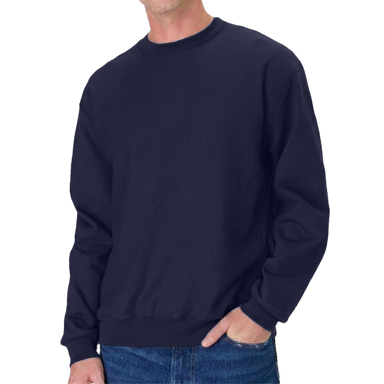 Hanes Beefy Premium Heavyweight Crewneck Fleece Sweatshirt - Ideal for HTV